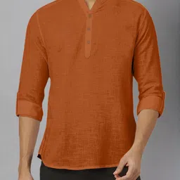 SHOPYCLICK Men Solid Straight Kurta-picture-31