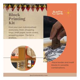 Active Hands Block Printing Kit - Multicolour image 3