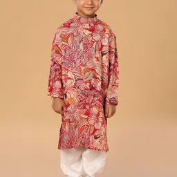 The Mini Trunk Boys Printed Regular Kurta with Trousers-15