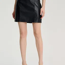 LULU & SKY High Rise Above Knee Skirt-image-56
