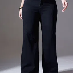 Miss Chase A+ Women Wide Leg High-Rise Heavy Fade Stretchable Jeans-image-95