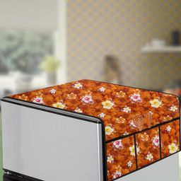 The Furnishing Tree Orange PVC Air Conditioner Cover-image-78