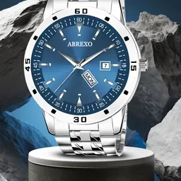 Abrexo Men Dial & Stainless Steel Bracelet Style Straps Analogue Watch-picture-39