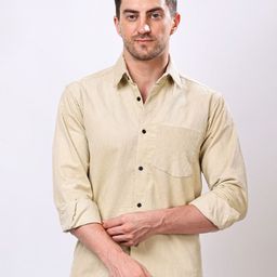 Erenchino Comfort Self Design Spread Collar Cotton Shirt-image-56