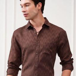 HIGHLANDER Men Comfort Slim Fit Casual Shirt-image-38
