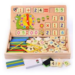 Yamama Wooden Multi Functional Learning Box - Beige & Multi Colour image 4