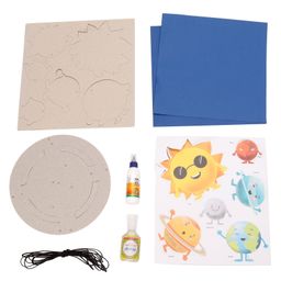 Fevicreate Make Your Own Solar System DIY Art & Craft Kit for Kids - Blue image 4