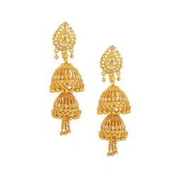 MEMOIR Classic Jhumkas Earrings-image-10