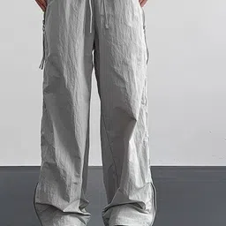 StyleCast Men Loose Fit Mid-Rise Parachute Trousers-picture-9