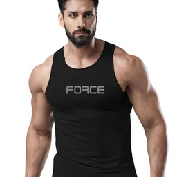 3Colors Printed Gym Vest VEST-NCUT-FORCE-BLK_M-image-29