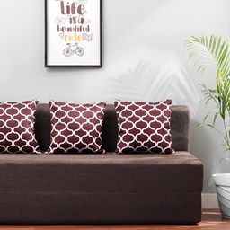Solis Primus Comfort for all Brown Foam Fold Out Sofa Cum Bed-32
