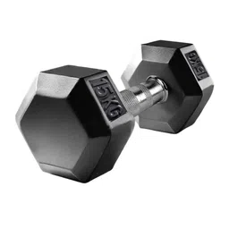 SLOVIC Hexagon Fixed Weight Dumbbell - 15 Kg-image-6