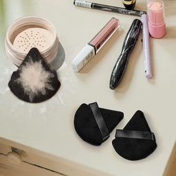 Facejewel Set Of 10 Makeup Sponges With Powder Puff, Pizza & Finger Puff-18