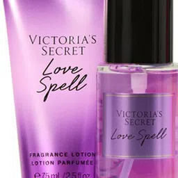 Victoria's Secret Love Spell Set Of 2 Fragrance Mist & Lotion Gift Set - 75 ml Each image 3