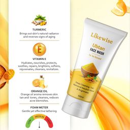 Likewise Ubtan Face Wash With Vitamin E - 100 ml image 5