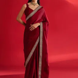 HMP Fashion Sequinned Saree-image-102