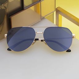 Ted Smith Unisex Aviator Sunglasses with Polarised Lens-17