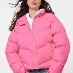Trendyol Women Mock Collar Puffer Jacket-image-96
