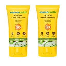 Mamaearth Set Of 2 Hydragel Indian Sunscreen SPF50 PA++++ - 50g Each-6