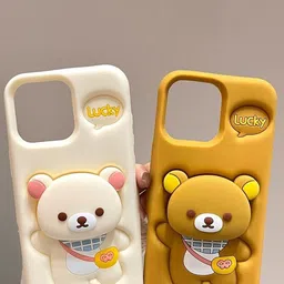 CASE CREATION Solid Printed iPhone 16 Pro Bumper Case Mobile Accessories-95