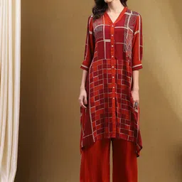 Biba Women Printed Kurta with Palazzos-image-97