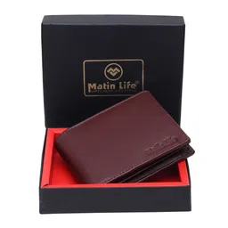 MATIN LIFE Men Leather Two Fold Wallet-18