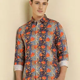 Allen Solly Men Floral Opaque Printed Casual Shirt-image-71