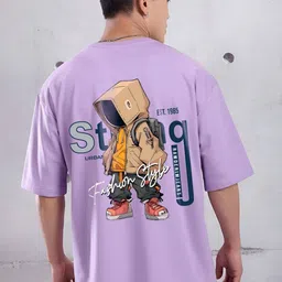ANGERHOOD Graphic Hip Hop Back Printed Drop-Shoulder Sleeves Oversized Cotton T-shirt-picture-30