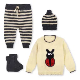 Aidaclothing Infants 5-Pcs Striped Acrylic Baby Apparel Gift Set-39