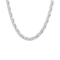 Vaiseema Unisex Silver-Plated Minimal Stainless Steel Chain-picture-41