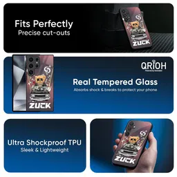 QRIOH Typography Printed Samsung Galaxy S22 Plus Back Case Mobile Accessories image 3