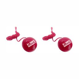 HackerX 2Pcs Pebble Cricket Hanging Ball With Cord-9