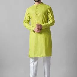 JUGG JUGG JEEYO Men Striped Kurta with Pyjamas-picture-21