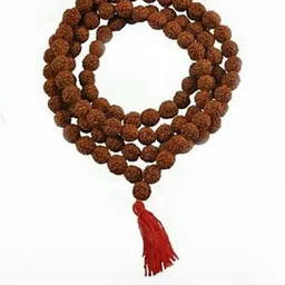 kesar zems Unisex Rudraksha Beaded Mala Necklace-picture-6