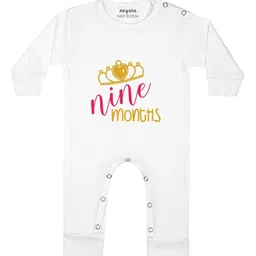 Arvesa Infants Printed Round Neck Bodysuits-image-88