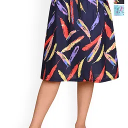 BAESD Girls Pack Of 3 Floral Printed Knee-Length Skirts-image-80