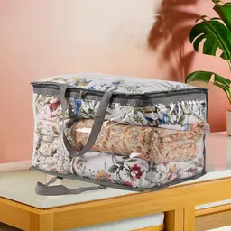 Kuber Industries Transparent & Grey Reusable Multi-Utility Organisers image 1