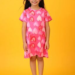 YK Girls Printed Nightdress-picture-5