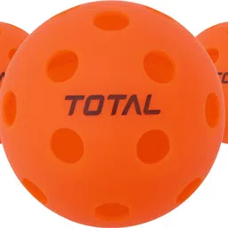 Total Pickleball 26 Holes Indoor Practice Balls (Pack of 3)-Orange Pickleball Ball-image-79