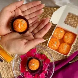 Scented Laddu Candle for Festival & Pooja Decoration Candle-image-3