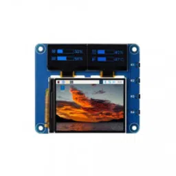 Waveshare Raspberry Pi OLED/LCD HAT, Onboard 2inch IPS LCD Main Screen and Dual 0.96inch Blue OLED Secondary Screens-19