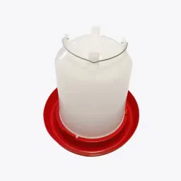 Plastic Feeder and Drinker Pot | 1.5 Litre Farming Drinker Pot For All Breeds Caged Bird Feeder-23