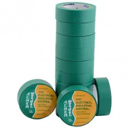 Electrical PVC Insulating Tape - Green Color - 1 Piece Pack-12