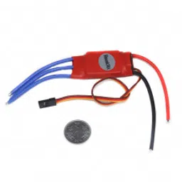 SimonK 30A BLDC ESC Electronic Speed Controller Without Connectors - Red Color-6