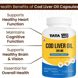 tata 1mg Cod liver Oil Capsule Help Reduce Joint Pain And Maintain The Immune System image 4