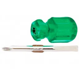 Taparia 974 2 in 1 Stubby Screw Driver - 95mm Length-55