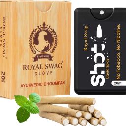 Herbal Smoke Long Filter Bidi Tobacco-Free,Nicotine Free 20 Stick With 20ML Shot Smoking Cessations-image-5