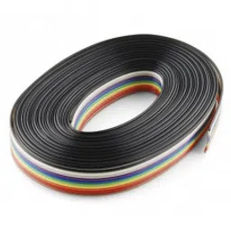 Multicolour Flat Ribbon Cable 10 wire per 1 meter - 2 Pieces pack-3