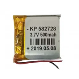 3.7V 500mAH (Lithium Polymer) Lipo Rechargeable Battery Model KP-582728-image-88