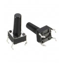 6x6x13mm Tactile 4 Pin Push Button Switch - 5 Pieces Pack-85